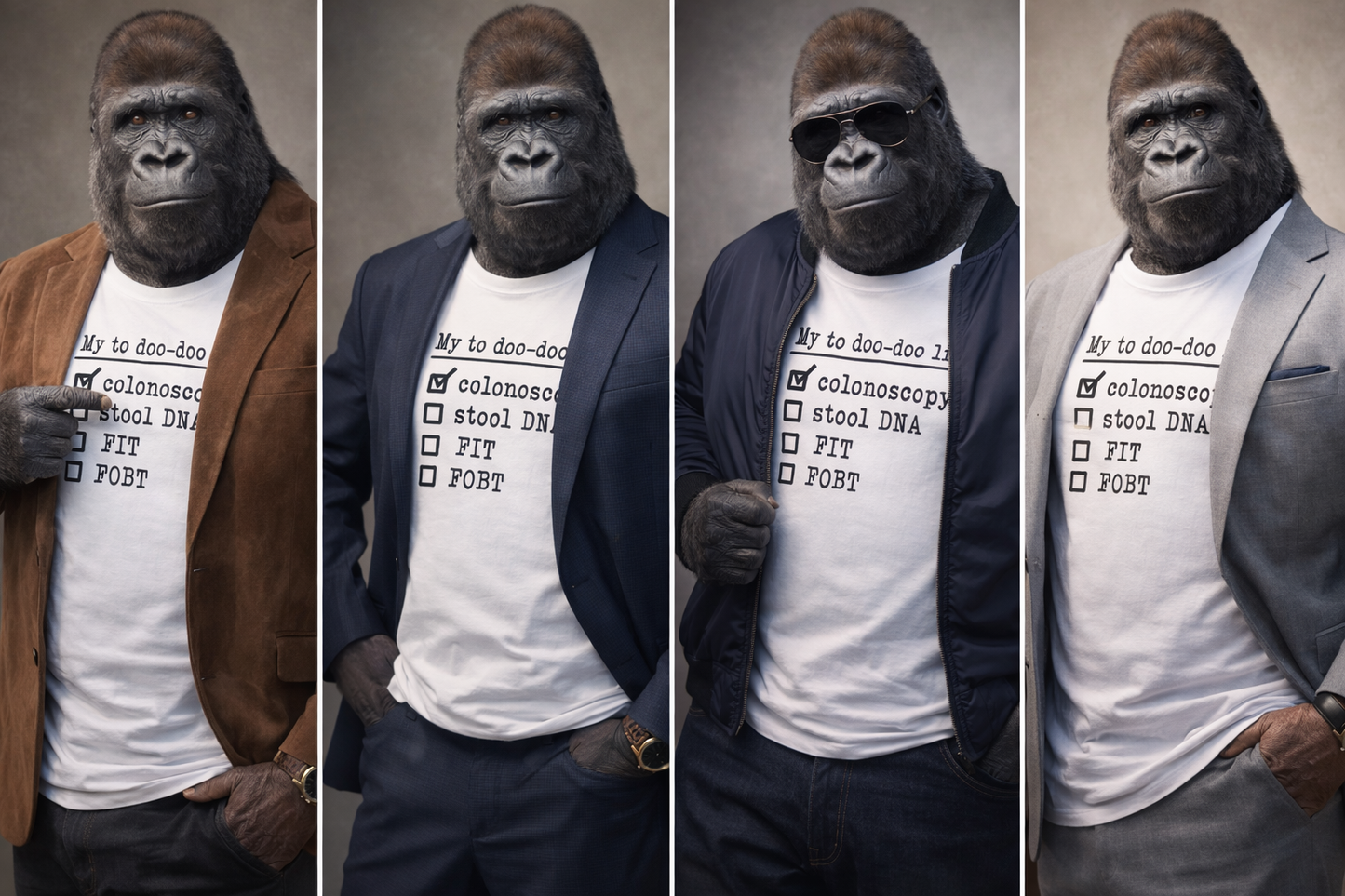 My To Doo-Doo List™ Funny Colon Cancer Screening Reminder T-Shirt (Wife-to-Husband Hint)