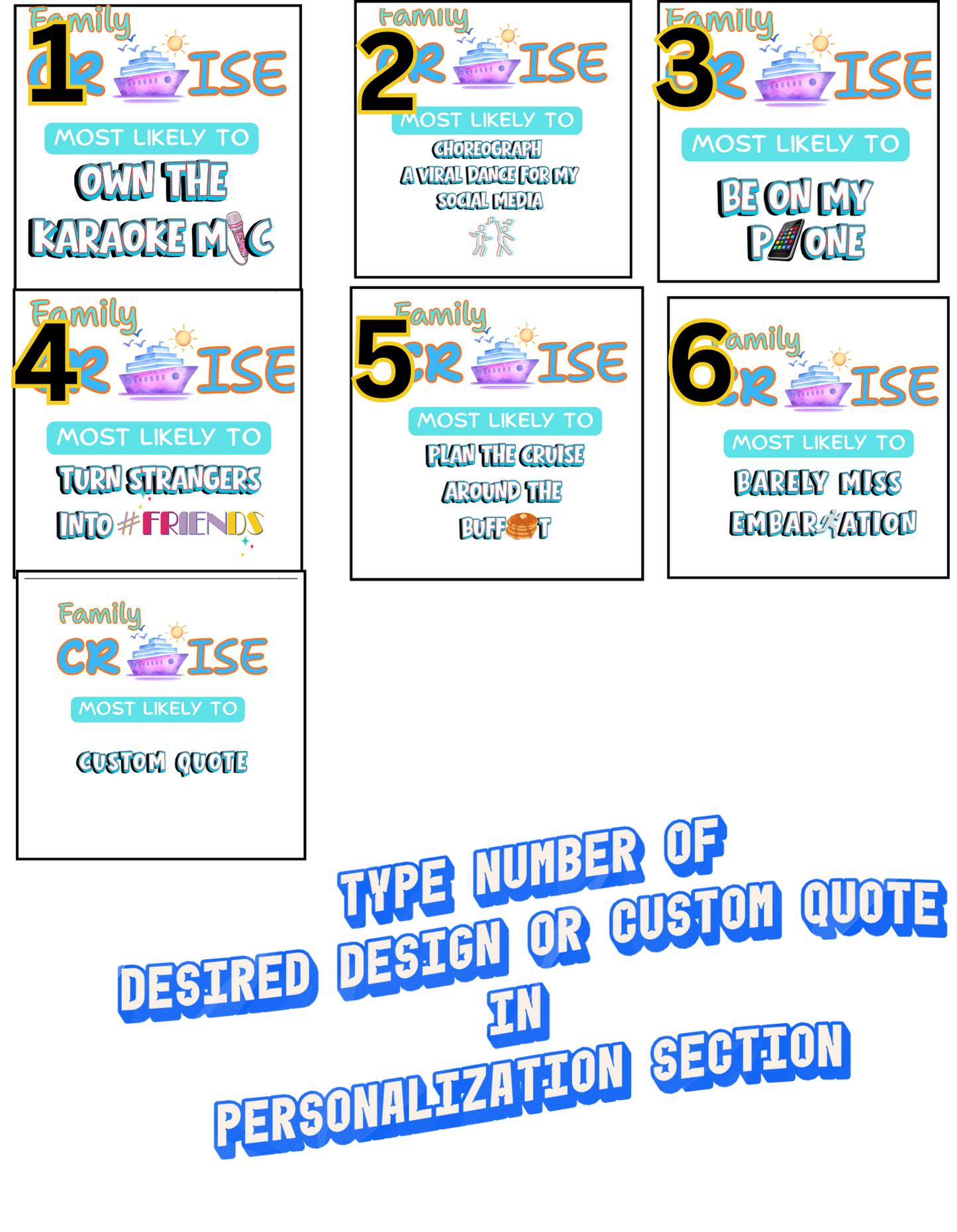 Funny Most Likely To Family Cruise T-Shirts, Matching Cruise Shirts, Cruise Group Tee, customizable Vacation Shirt